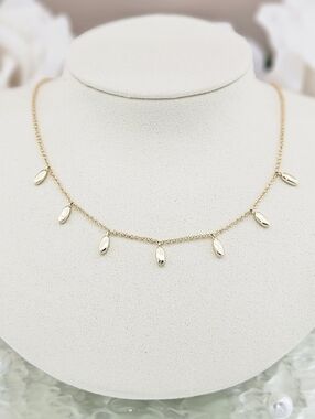 Kendra Scott Necklace Gold Tone Dangle Discs Bohemian Boho Gifts